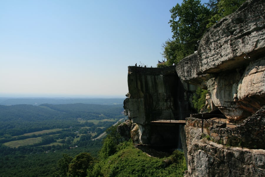 view from Lookout Mountain Tennessee