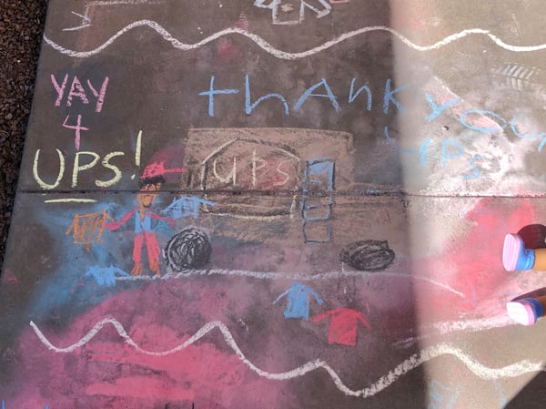 sidewalk chalks messages