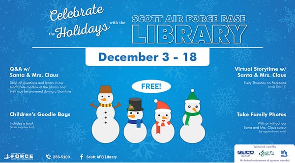 Scott AFB Holidays with the Library