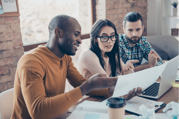 Making military spouse connections at WPAFB. 