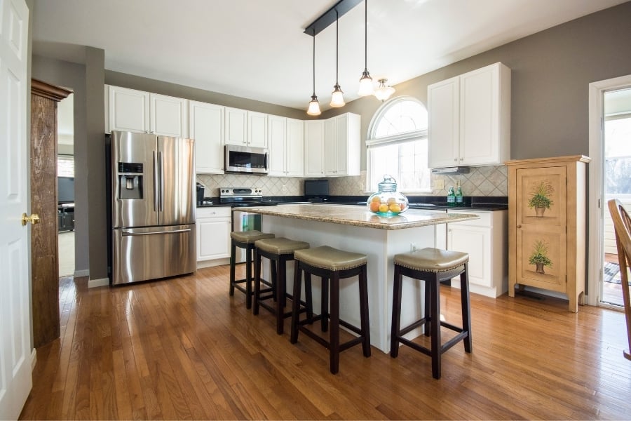 Beautiful apartment kitchen. 