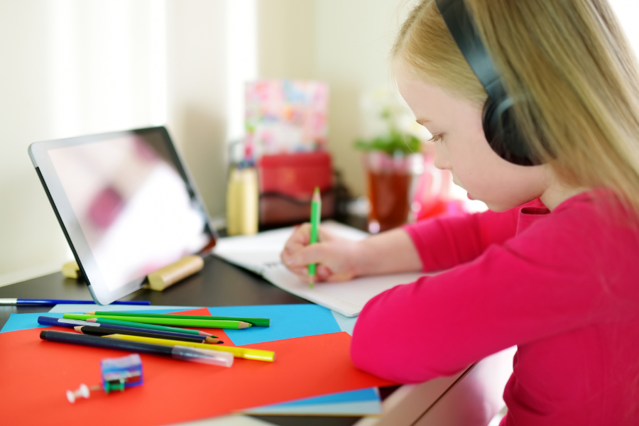 Kids will need their own space for work from home. 