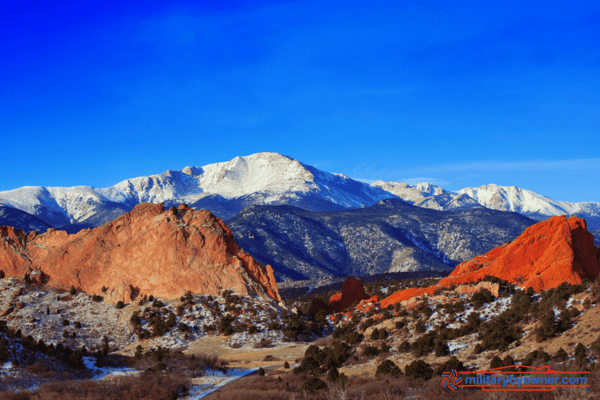 Many veterans choose to settle in Colorado Springs. 