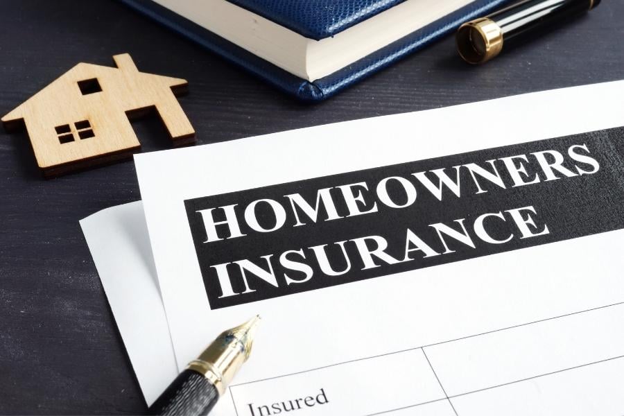 Homeowners insurance paperwork