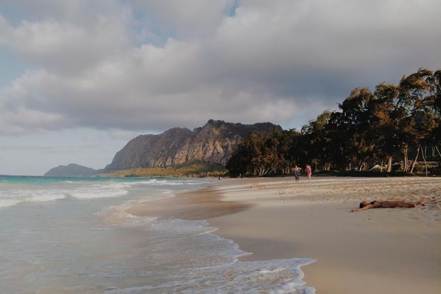 beach and water on Hawaii