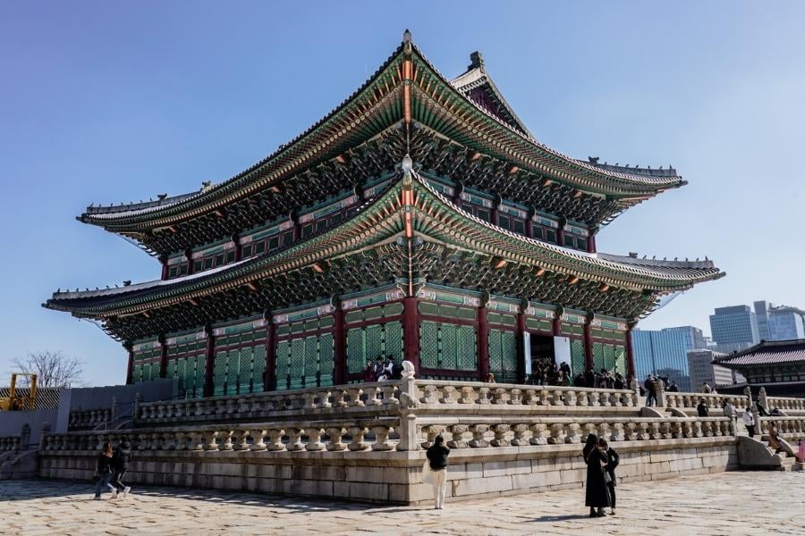 Gyeongbokgung Palace, Sajik-ro, Jongno-gu, Seoul, South Korea