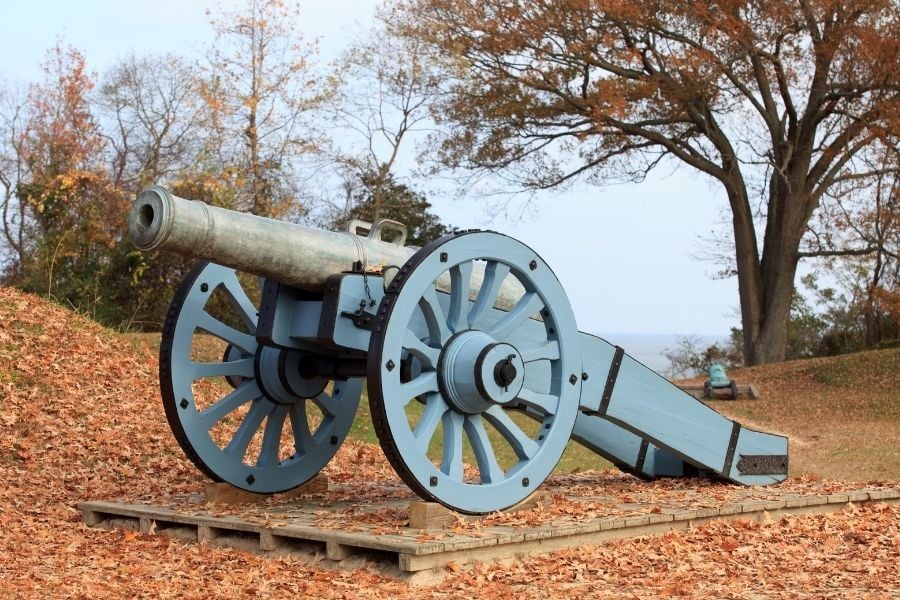 Yorktown cannon