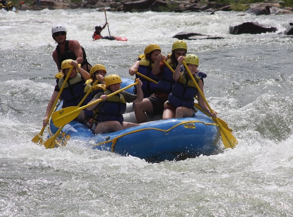 White water rafting on Chattahoochee