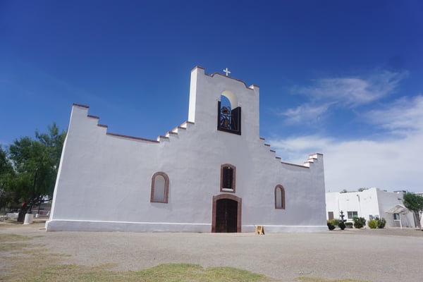 Socorro Mission on the El Paso Mission Trail