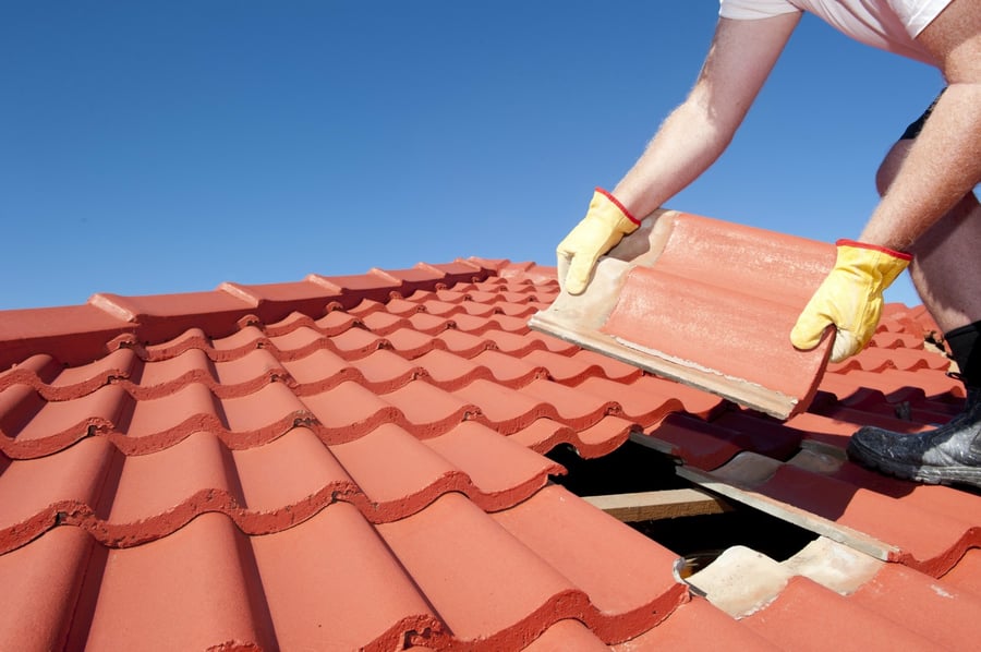 Roof needing repair before home sale