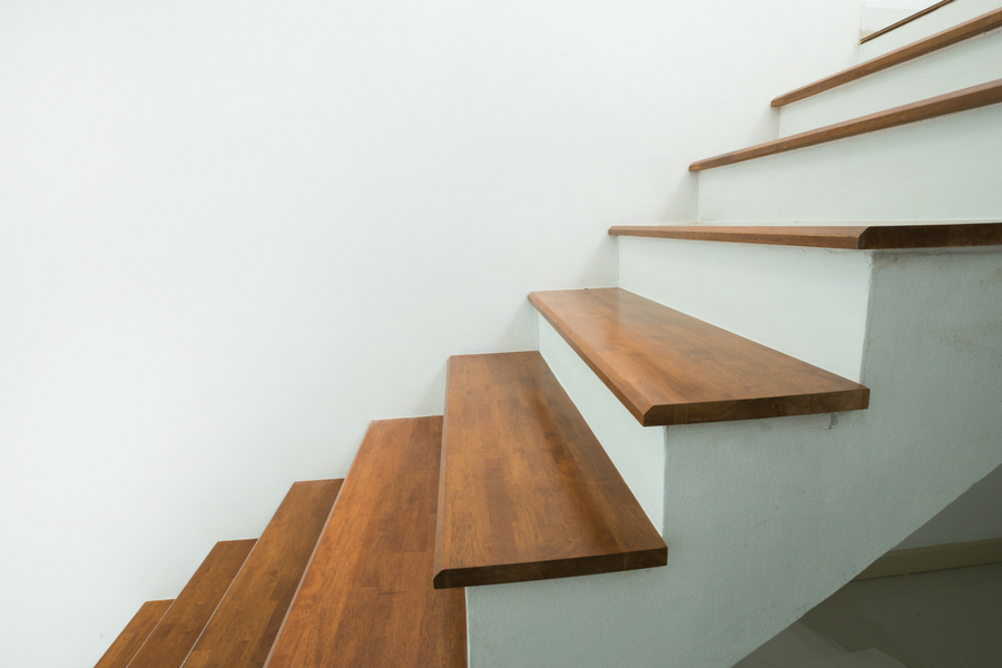 wooden staircase