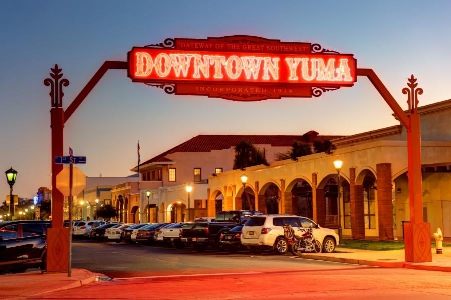 downtown Yuma arizona