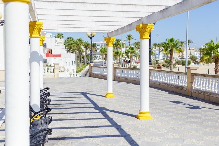 walkway view in Spain