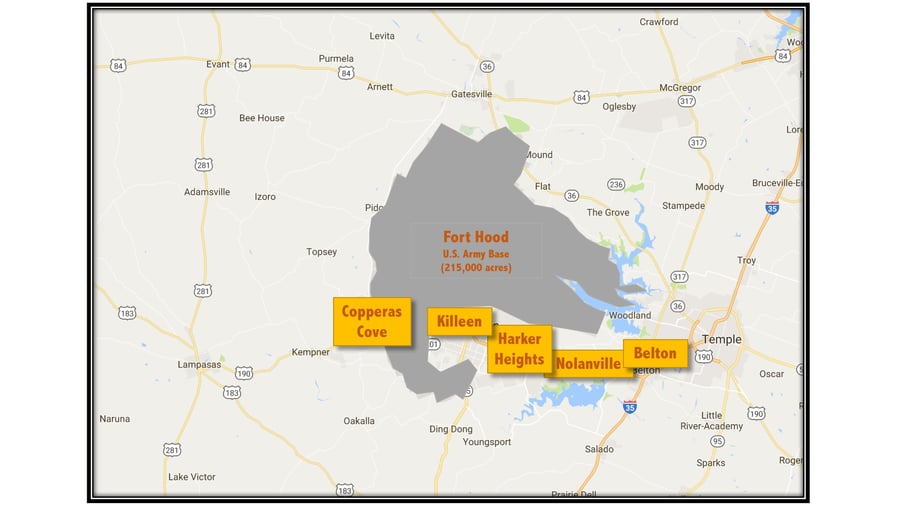 Exploring Fort Hood Neighborhoods