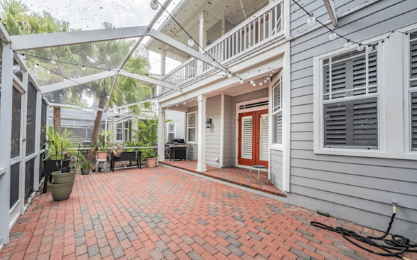 Bayshore Trail brick patio