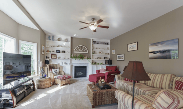 Stafford home for sale living room