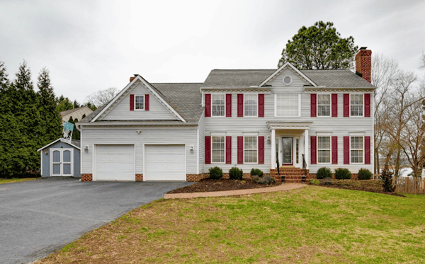 Waterfront colonial in Stafford