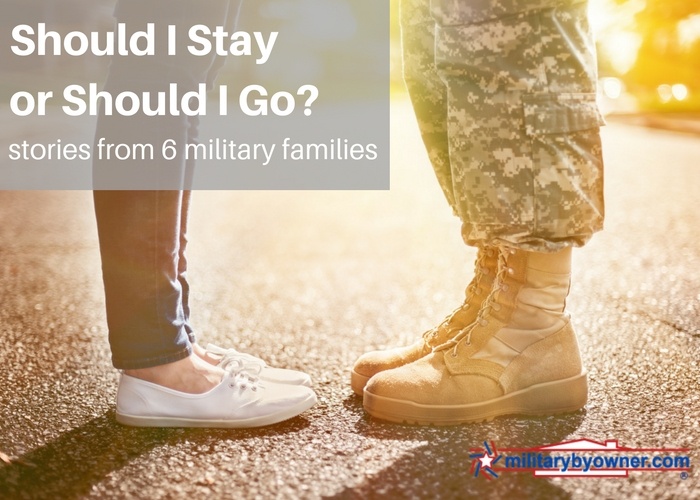 Should I stay or should I go? Staying in or getting out of the military. 