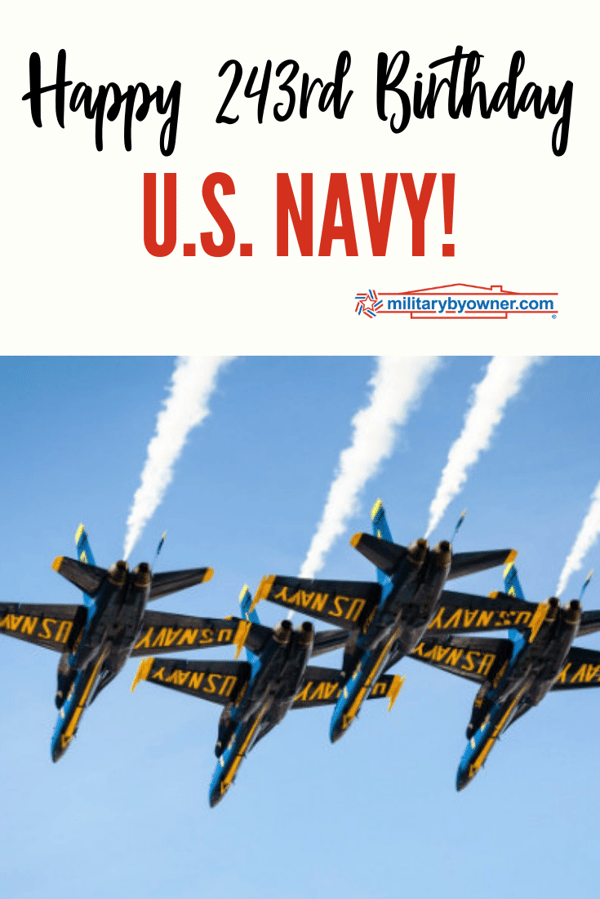 Happy 243rd Birthday, U.S. Navy!