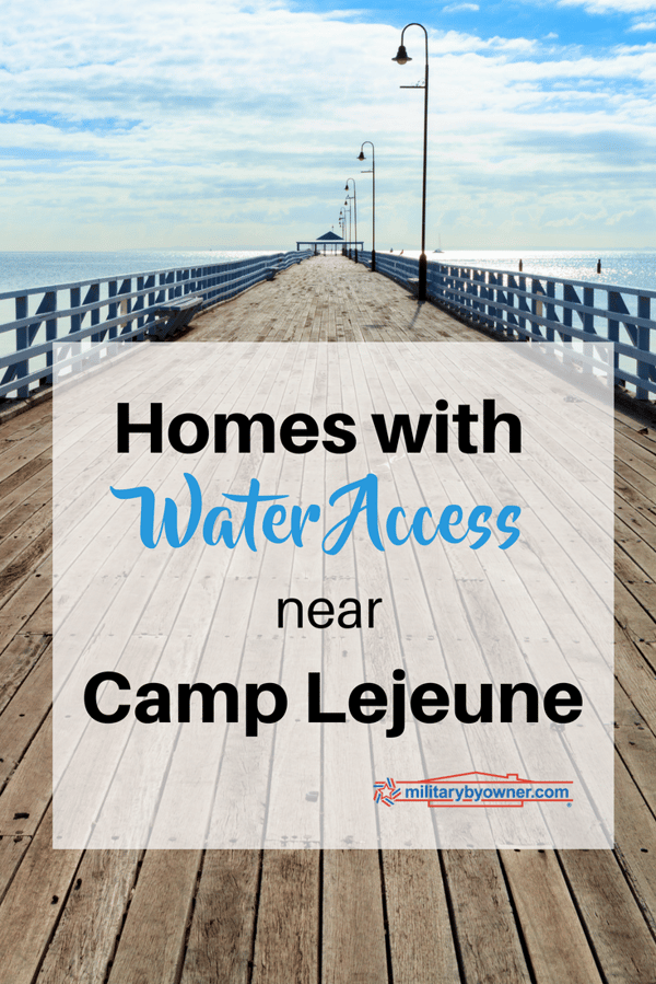Homes with Water Access Near Camp Lejeune 