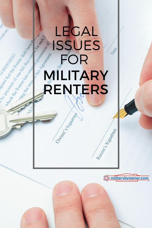 Special Legal Issues for Military Renters