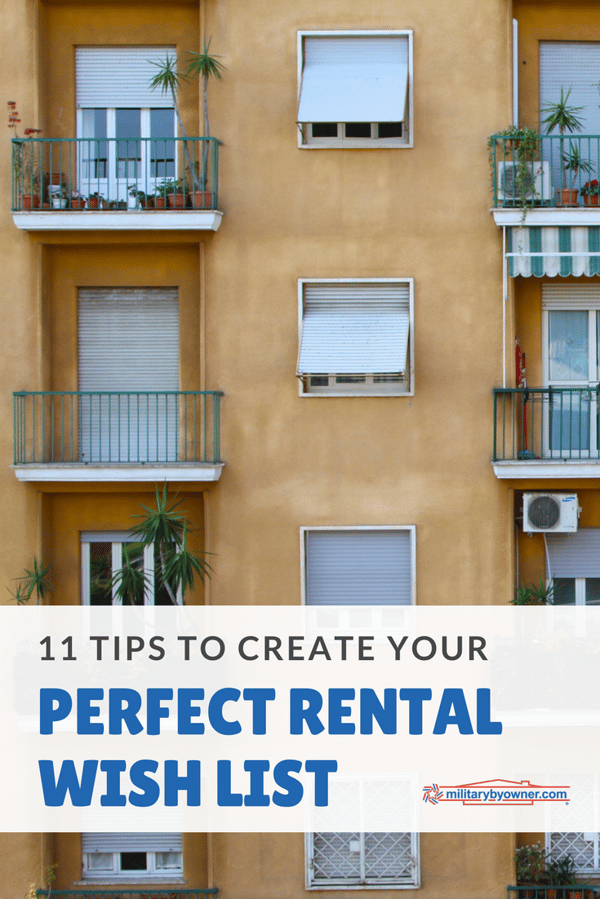 11 Tips to Create Your Perfect Rental Wish List