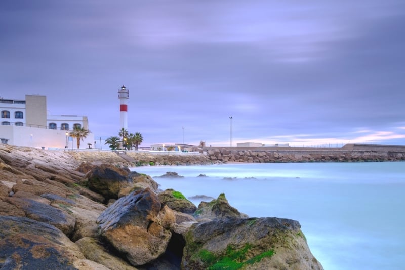 Rota, Spain lighthouse