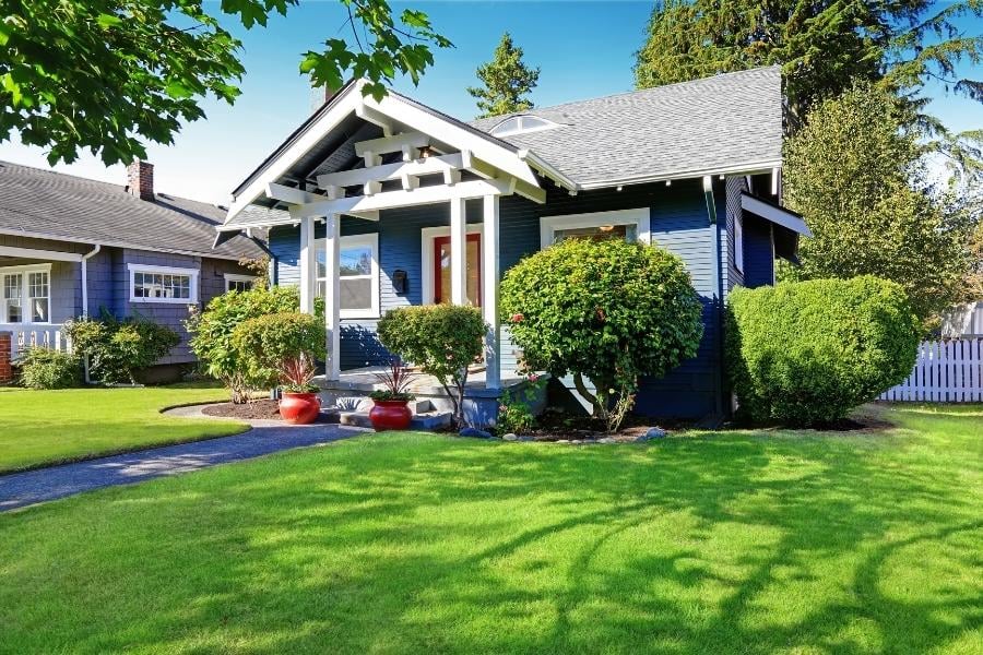 Curb appeal is important when selling your home. 