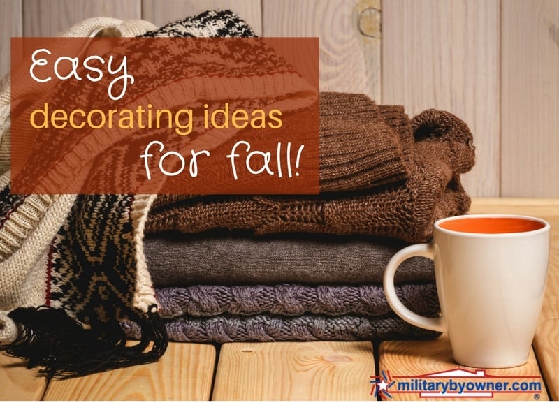 Easy fall home decorating ideas. 