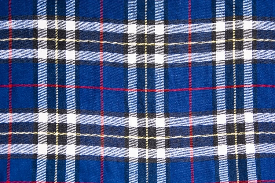 Blue and white plaid-2