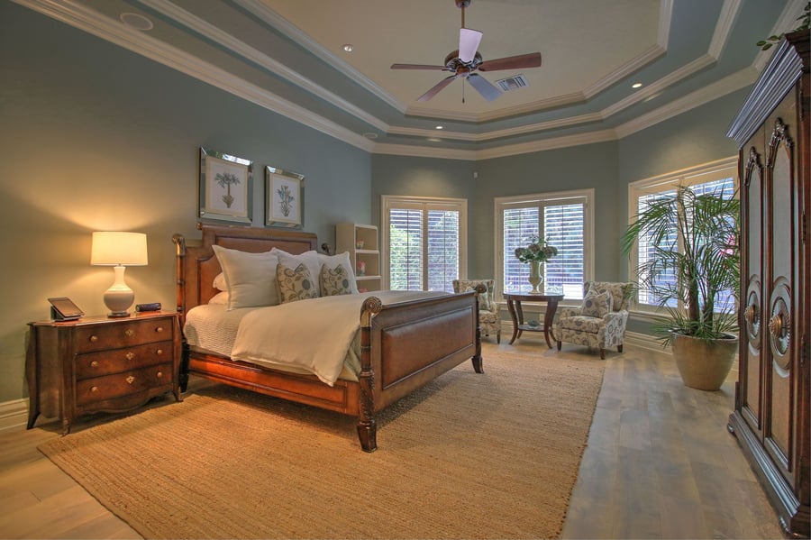 real estate photo of bedroom
