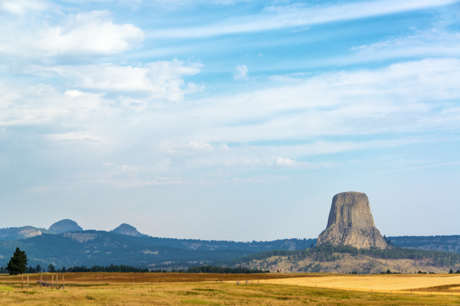 Devil's Tower National Monument in Wyoming