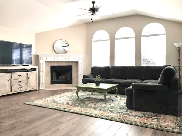 Cattail Circle Living Room Harker Heights Home for Rent