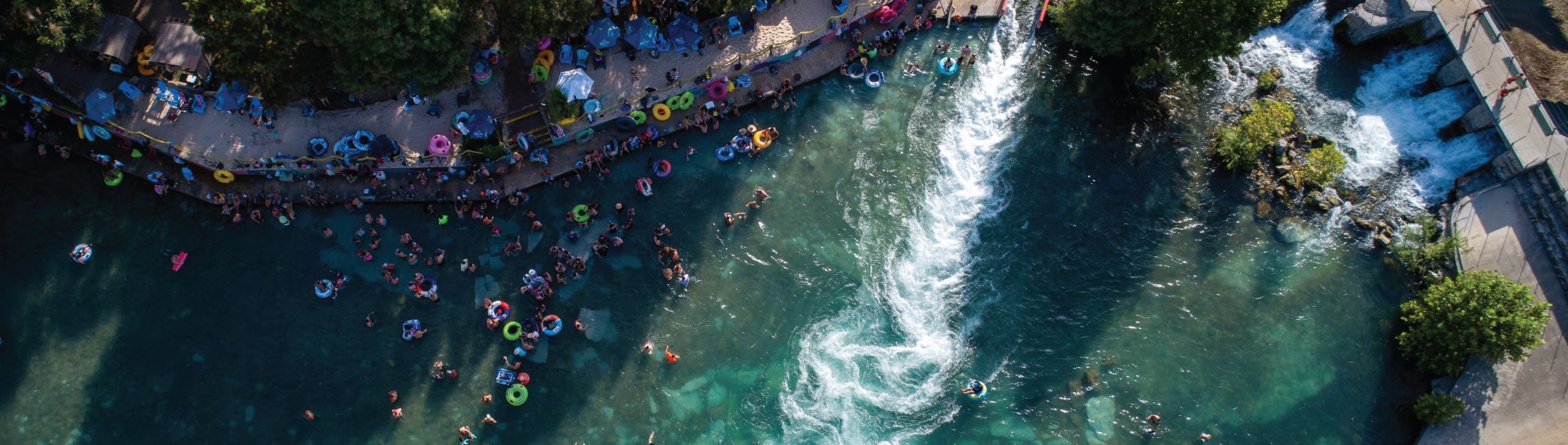 Tubing on the Comal River in New Braunfels