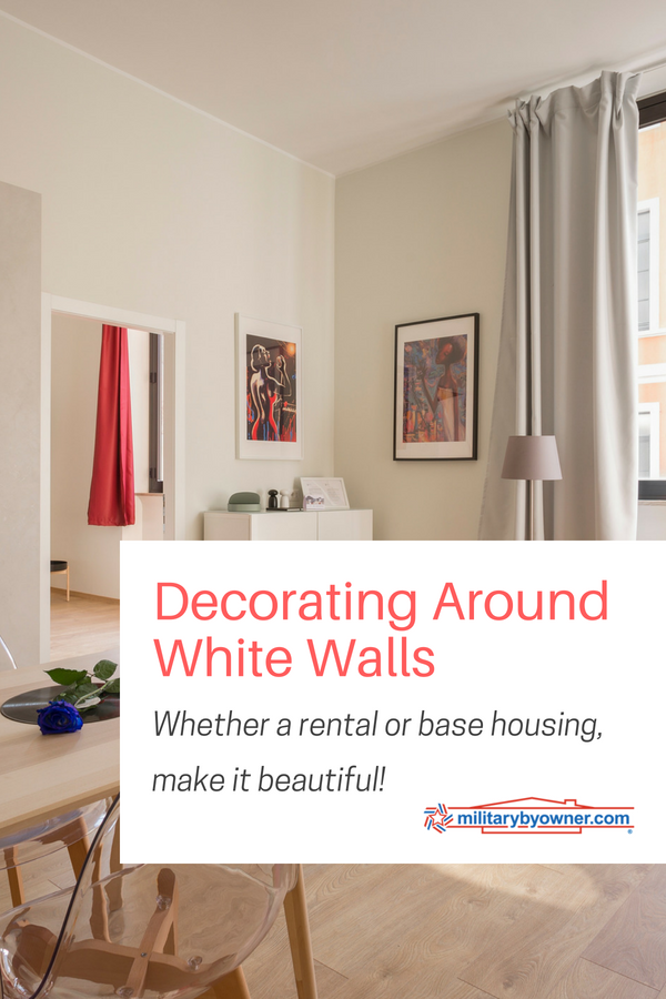 Decorating Around the White Walls of a Rental