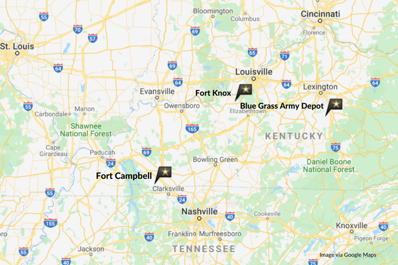 Fort Campbell Map