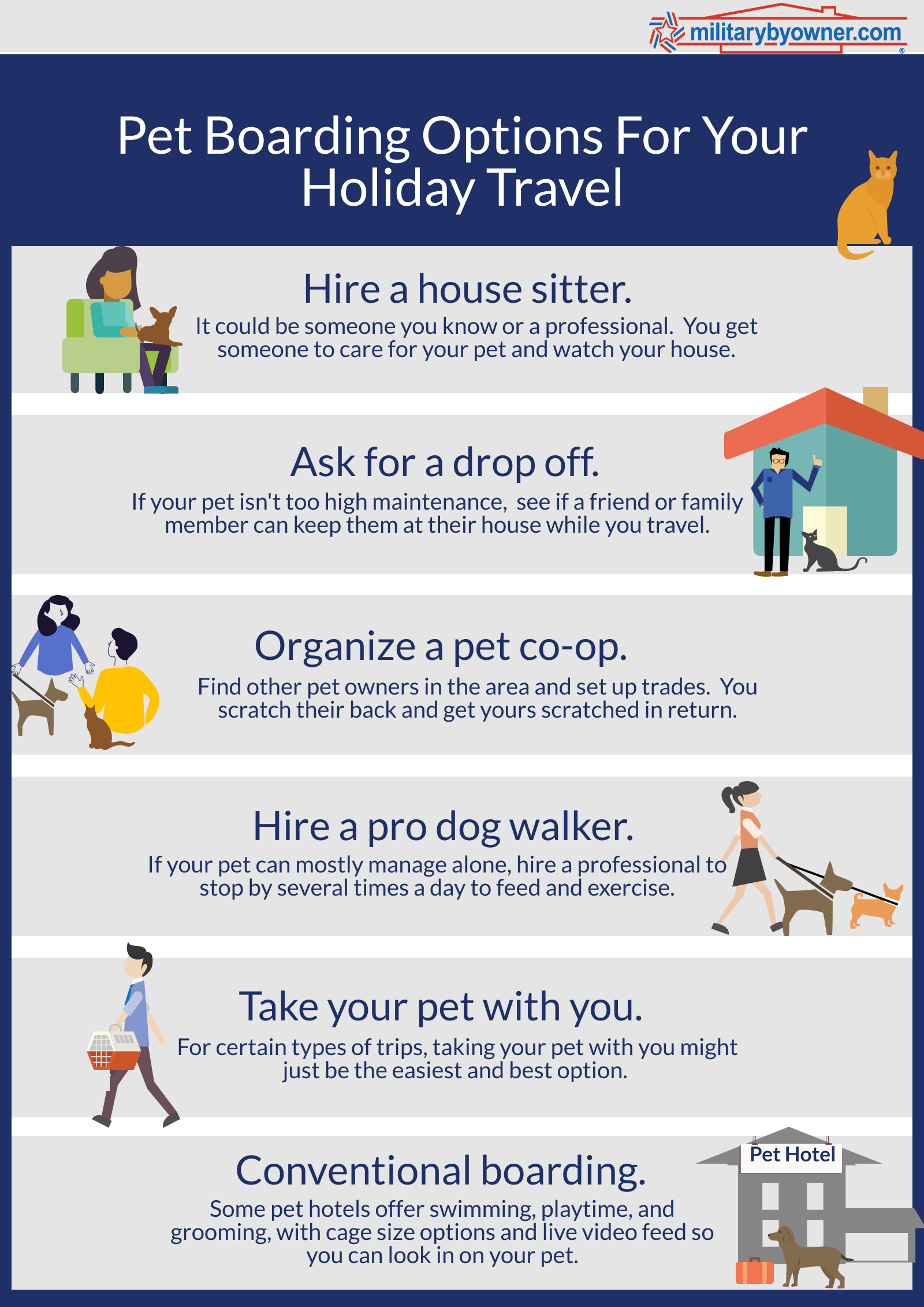 Alternatives to Pet Boarding During the Holidays