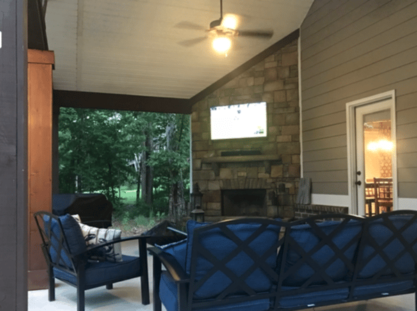 Edgewater Drive back patio