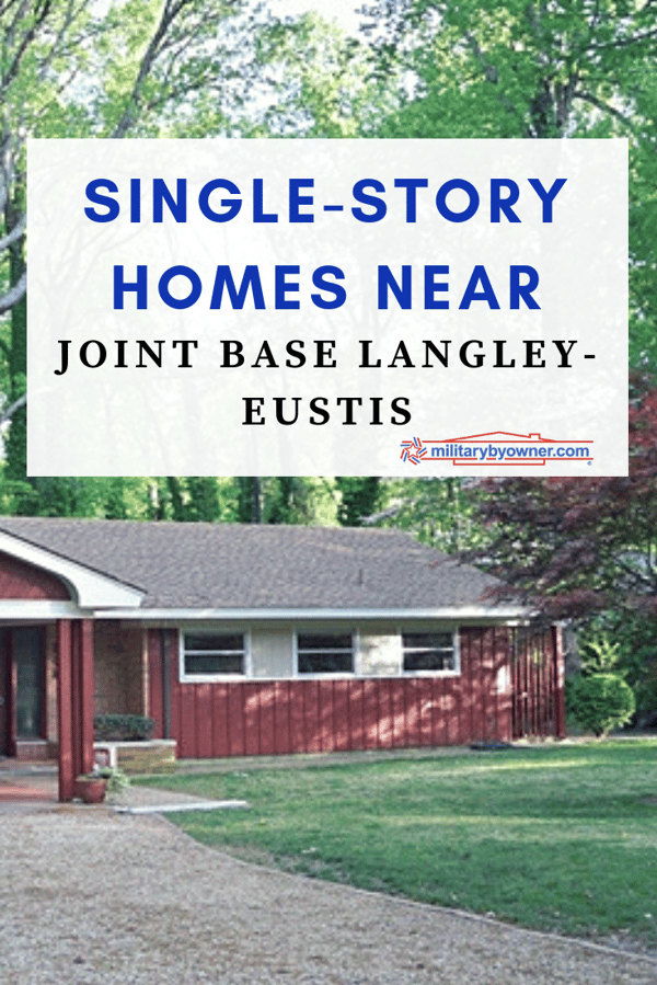 Single-Story Homes near Joint Base Langley-Eustis