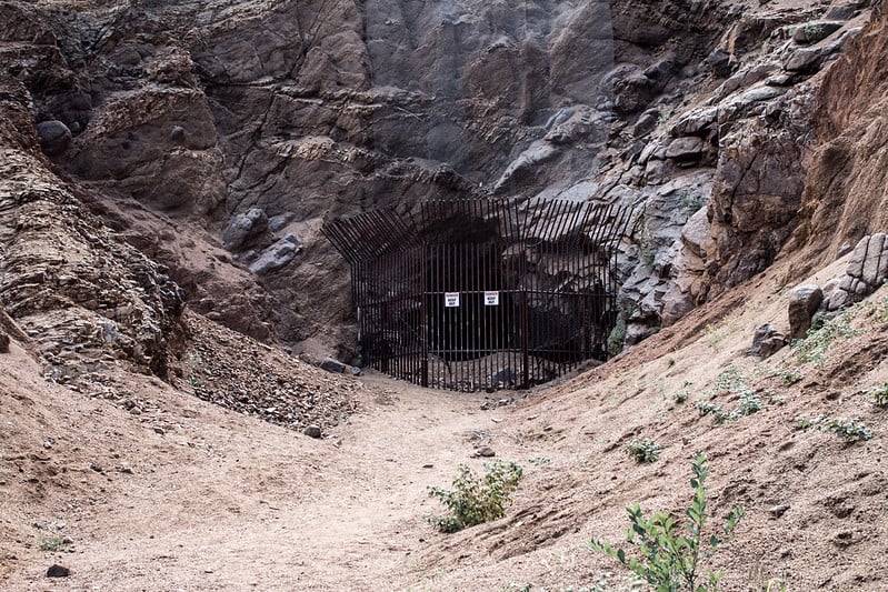 Old Gold Camp Road Tunnels near Fort Carson Colorado