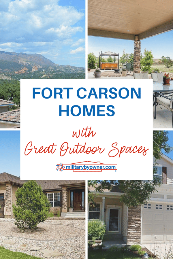 Fort Carson Homes with Great Outdoor Spaces 