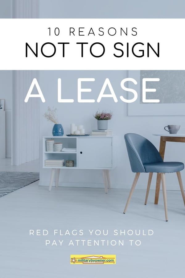 10 Reasons Not to Sign That Rental Agreement-1