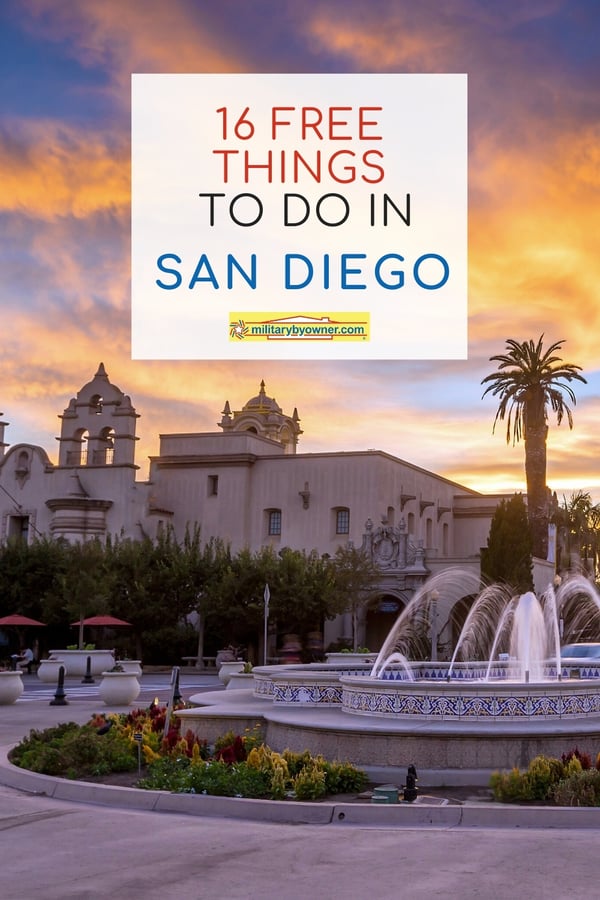 16 Free Things to Do in San Diego (Pinterest Pin)