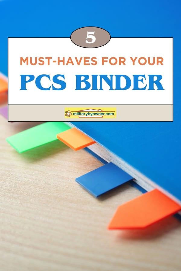 5 must-haves for your PCS binder