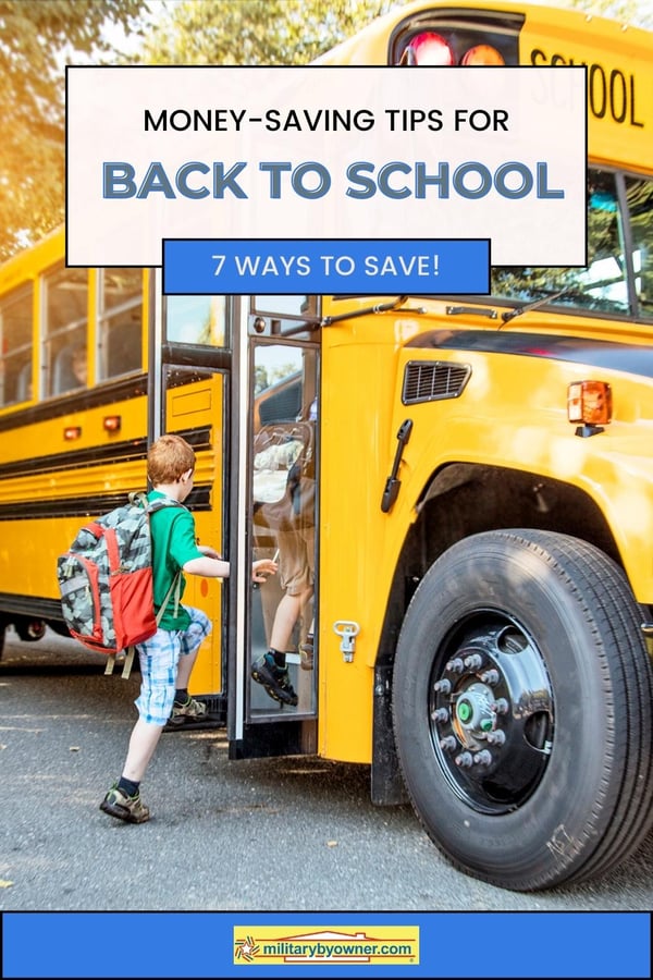 7 Back to School Money Saving Tips