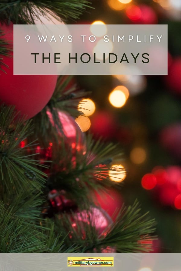 9 ways to simplify the holidays