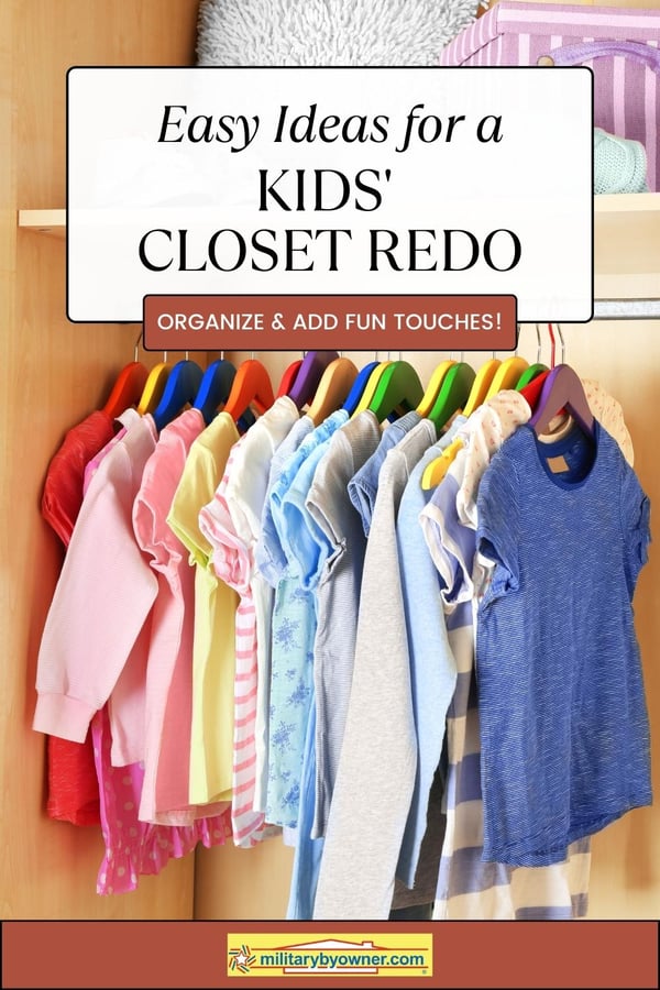 Easy Ideas for a Kids Closet Redo
