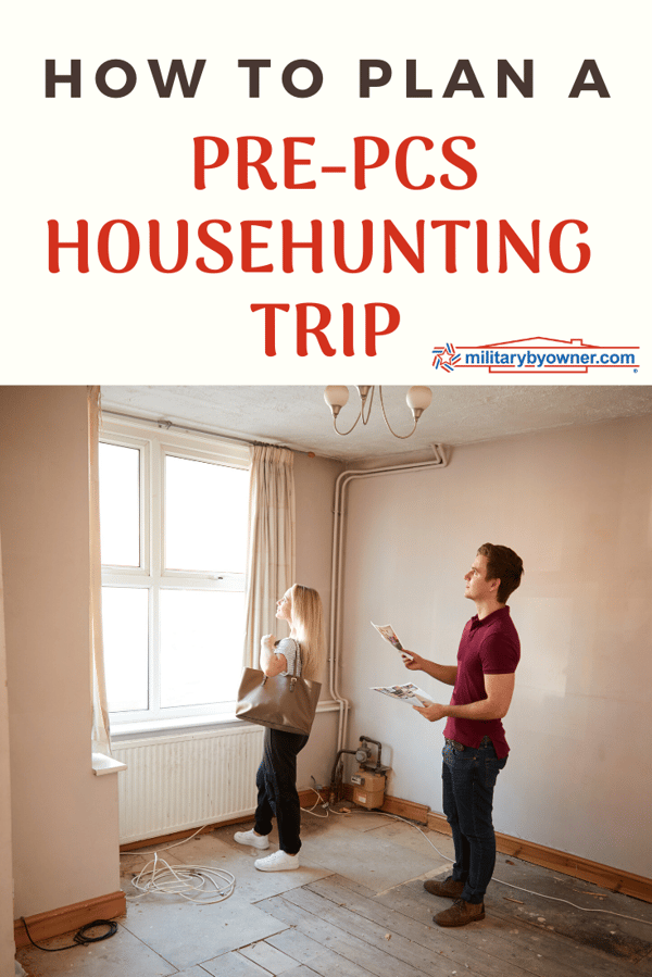 How to Plan a Pre-PCS Househunting Trip