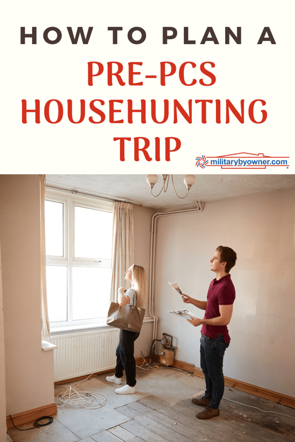 How to Plan a Pre-PCS Househunting Trip