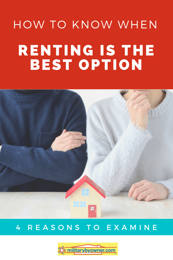 How to know when renting is the best option